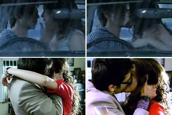 CAUGHT KISSING: Shahid and Anushka